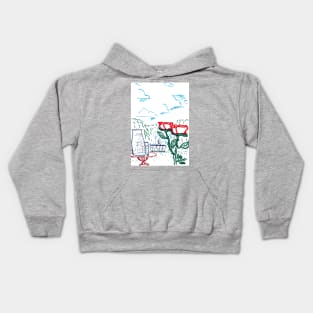 Summer Garden Kids Hoodie